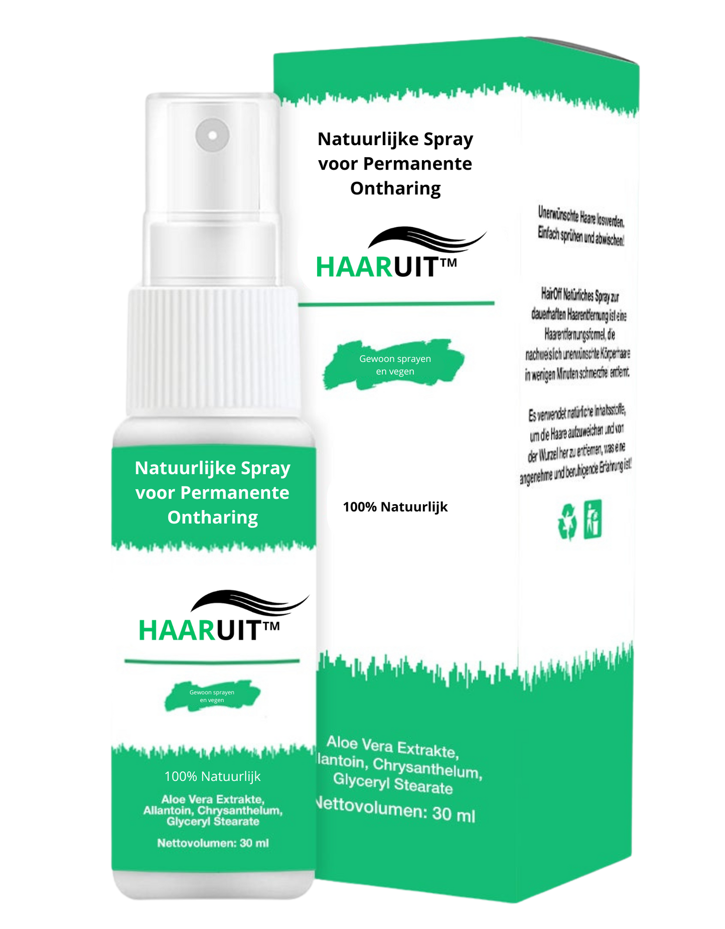 HaarUit™ Ontharingsspray